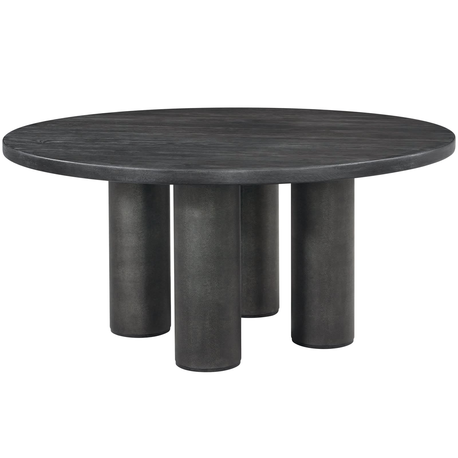 Theodore Alexander Maxwell Round Dining Table Dark   Nicholas John Interiors