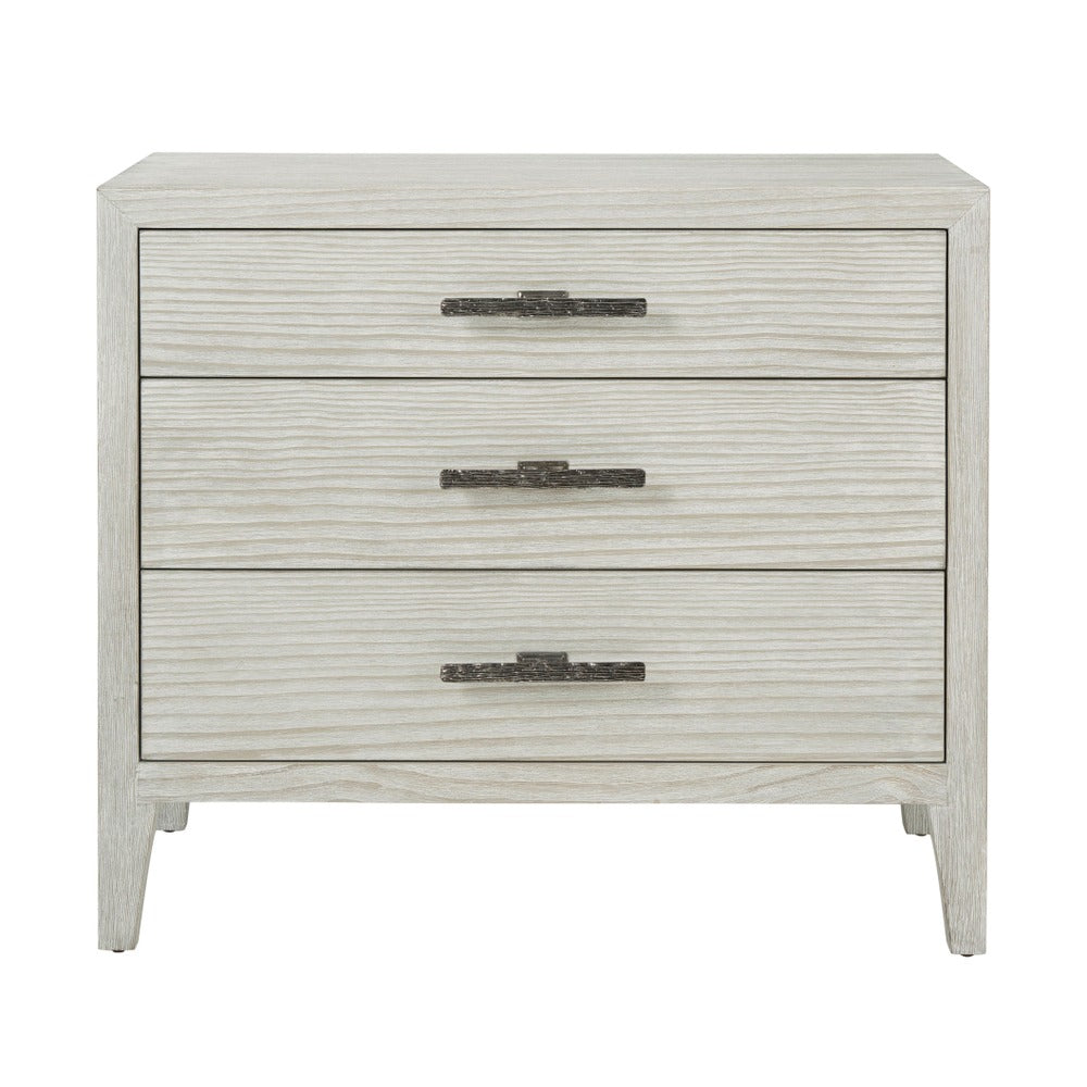 Theodore Alexander Breeze Three Drawer Bedside Table