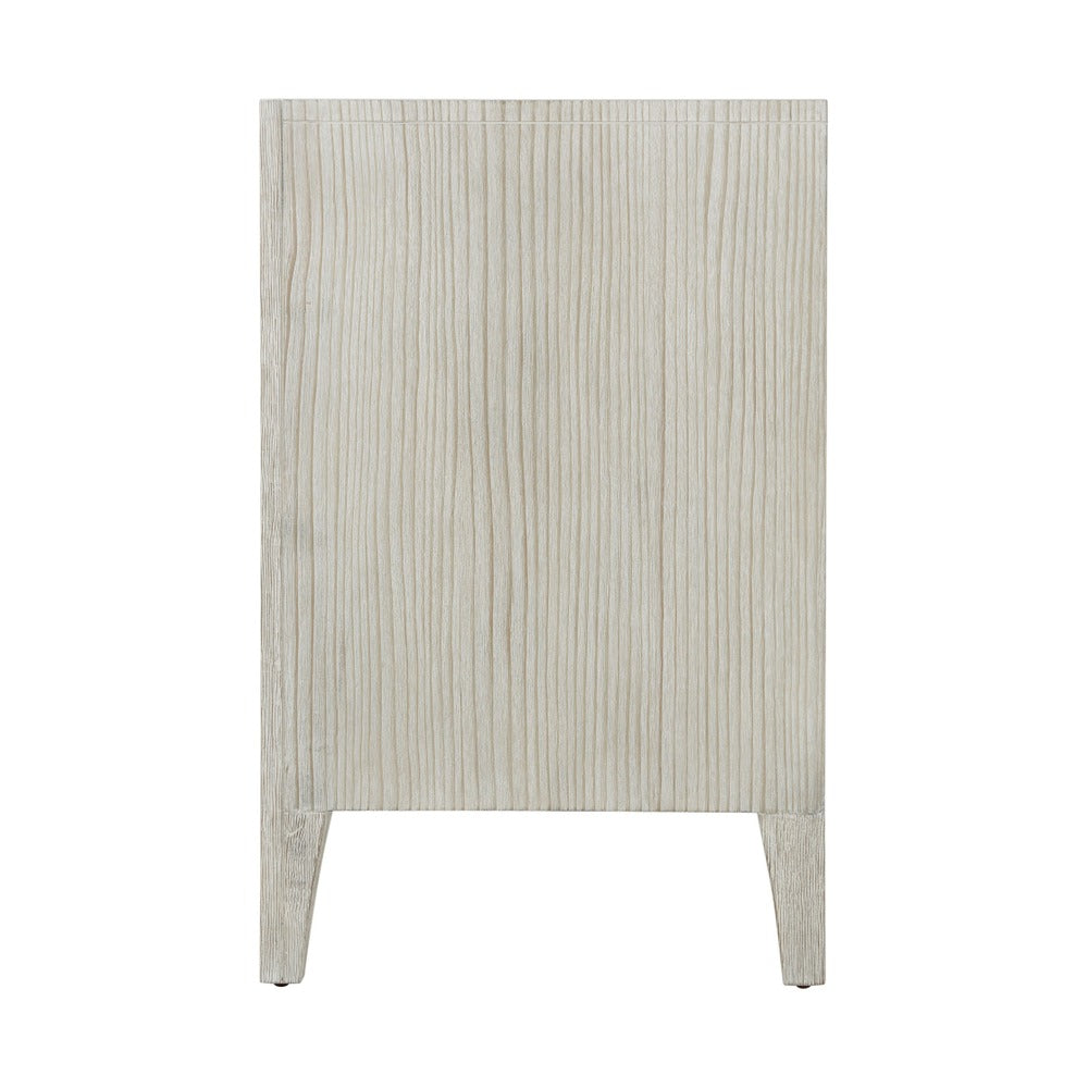 Theodore Alexander Breeze Three Drawer Bedside Table
