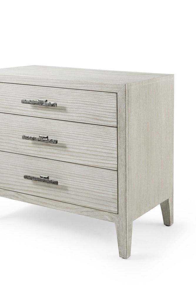 Theodore Alexander Breeze Three Drawer Bedside Table