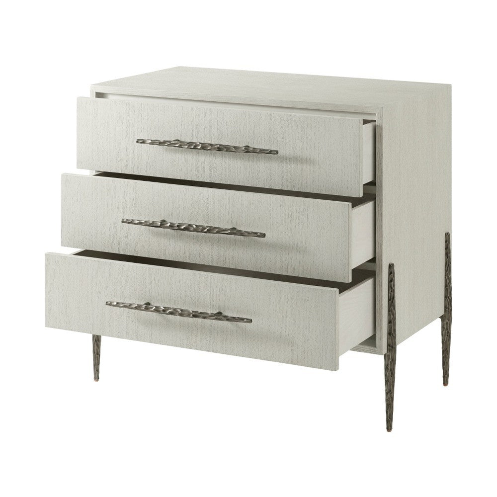 Theodore Alexander Bedside Essence Three Drawer Nightstand