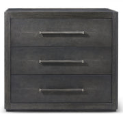 Theodore Alexander Maxwell 3-Drawer Bedside Table II Dark
