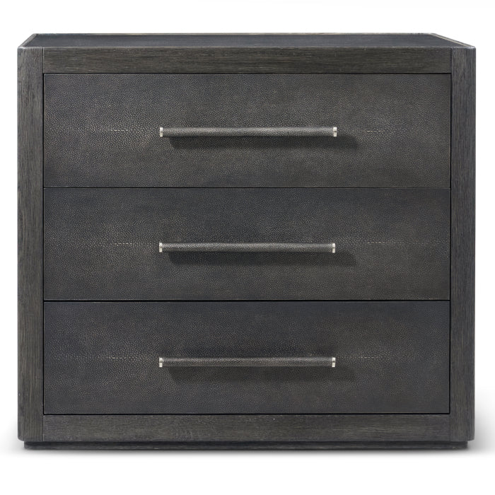 Theodore Alexander Maxwell 3-Drawer Bedside Table II Dark
