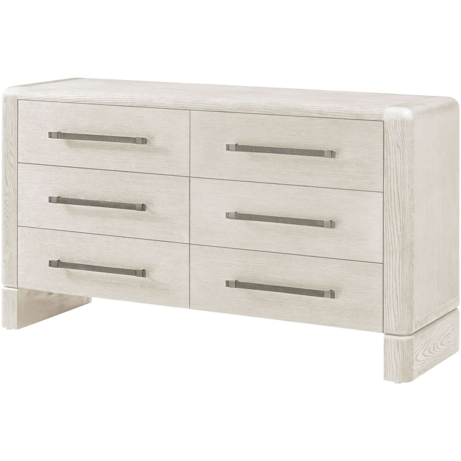 Theodore Alexander Luna 6-Drawer Dresser Light   Nicholas John Interiors