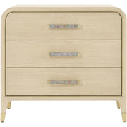 Theodore Alexander Judith Leiber 3-Drawer Bedside Table Light