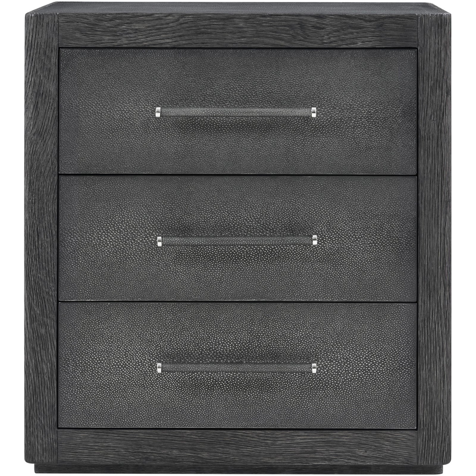 Theodore Alexander Maxwell 3-Drawer Bedside Table in Dark