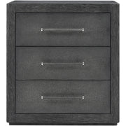 Theodore Alexander Maxwell 3-Drawer Bedside Table in Dark
