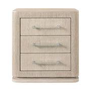 Theodore Alexander Horizon Three Drawer Small Bedside Table   Nicholas John Interiors