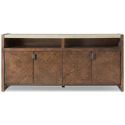 Theodore Alexander Catalina Media Cabinet in Earth