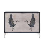 Theodore Alexander Origins Heron Wooden Chest   Nicholas John Interiors