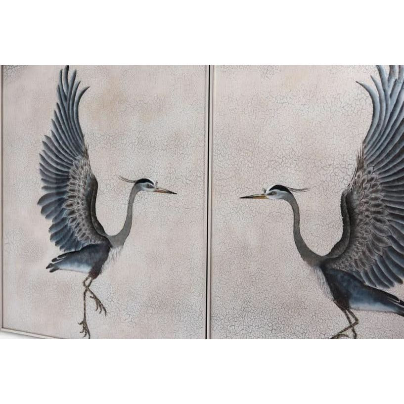 Theodore Alexander Origins Heron Wooden Chest   Nicholas John Interiors