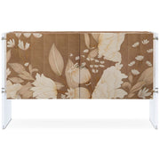 Theodore Alexander Cabinet Bouquet 2 Door in Toasted Cashew   Nicholas John Interiors
