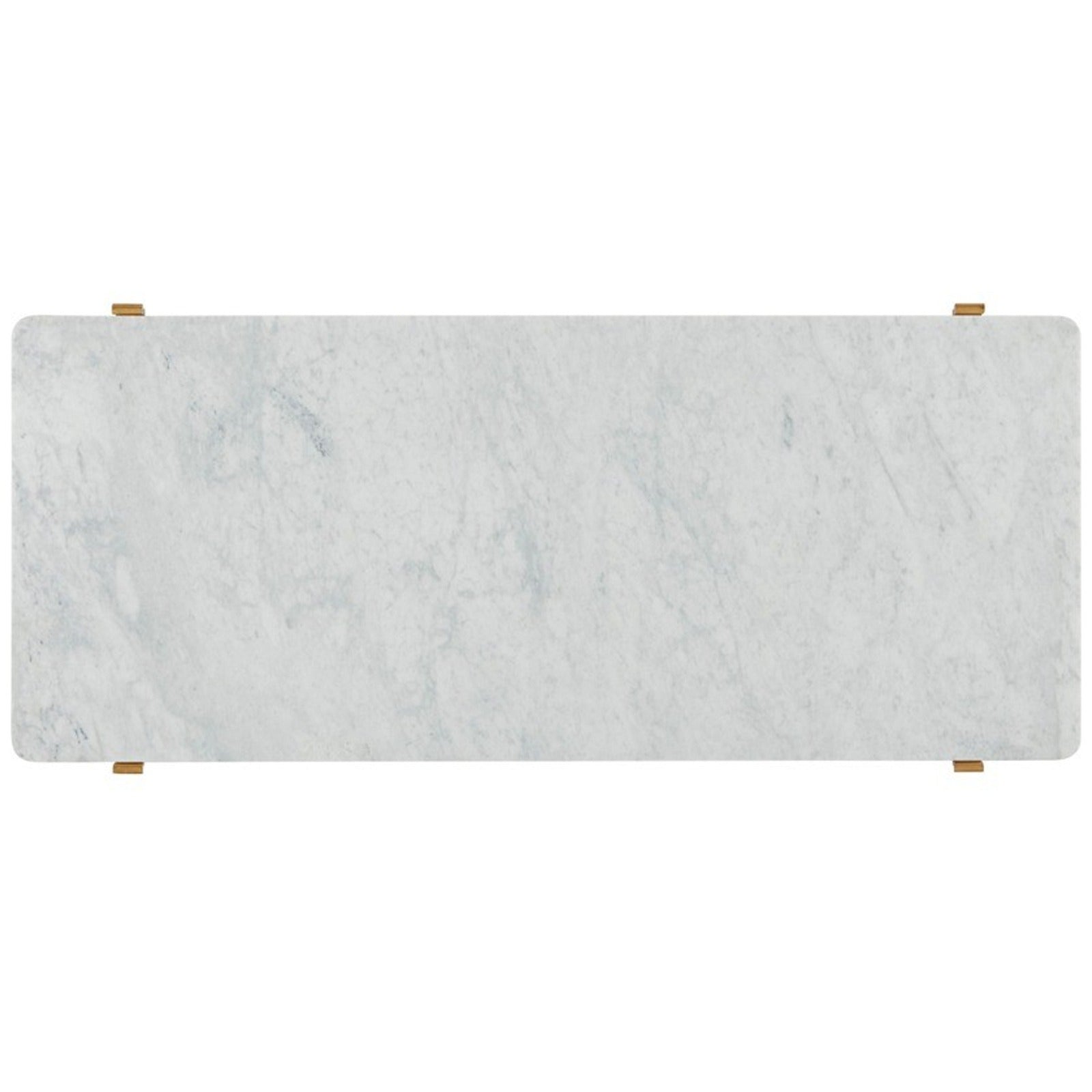Theodore Alexander Kesden Bianco Marble Top Desk