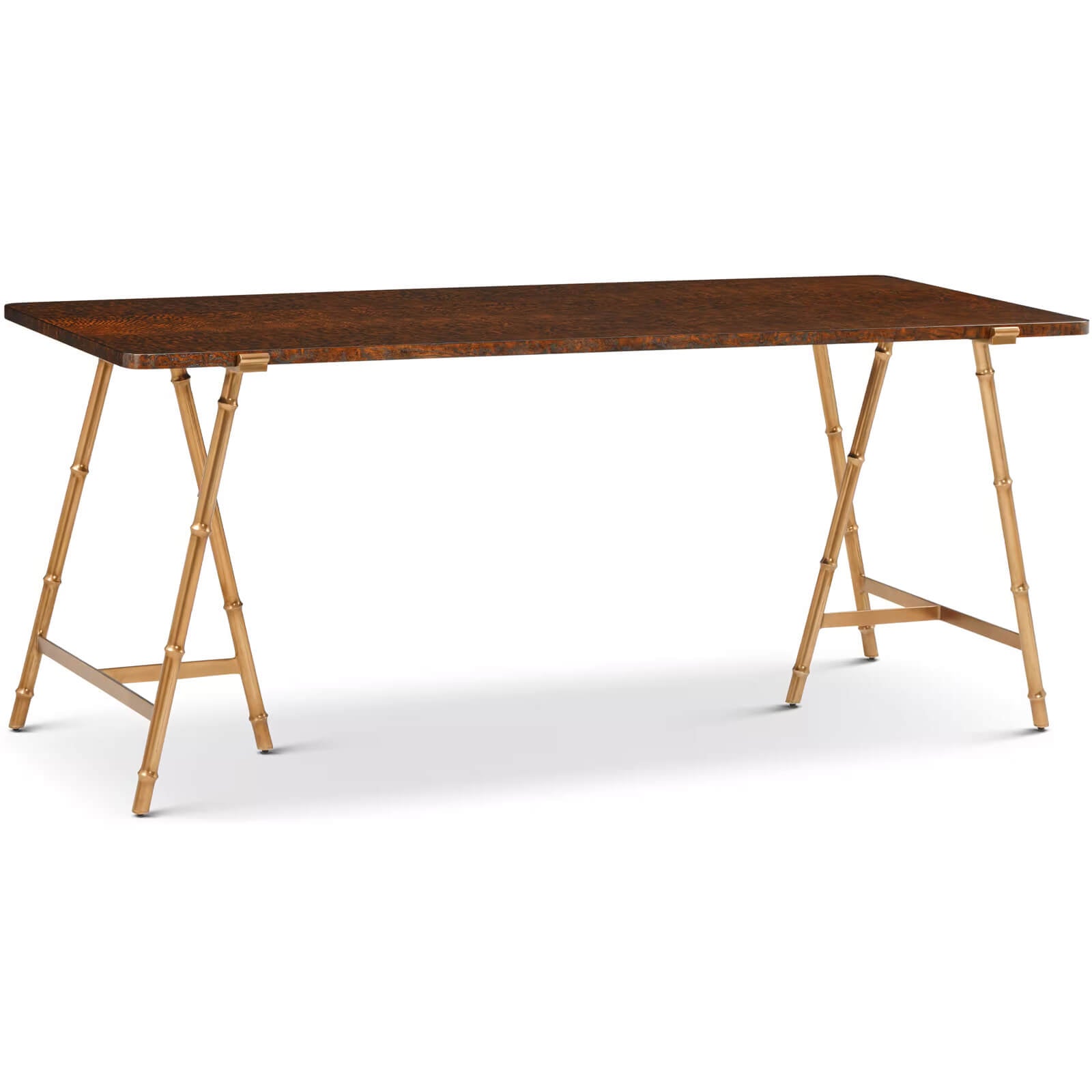 Theodore Alexander Kesden Desk in Ash Burl