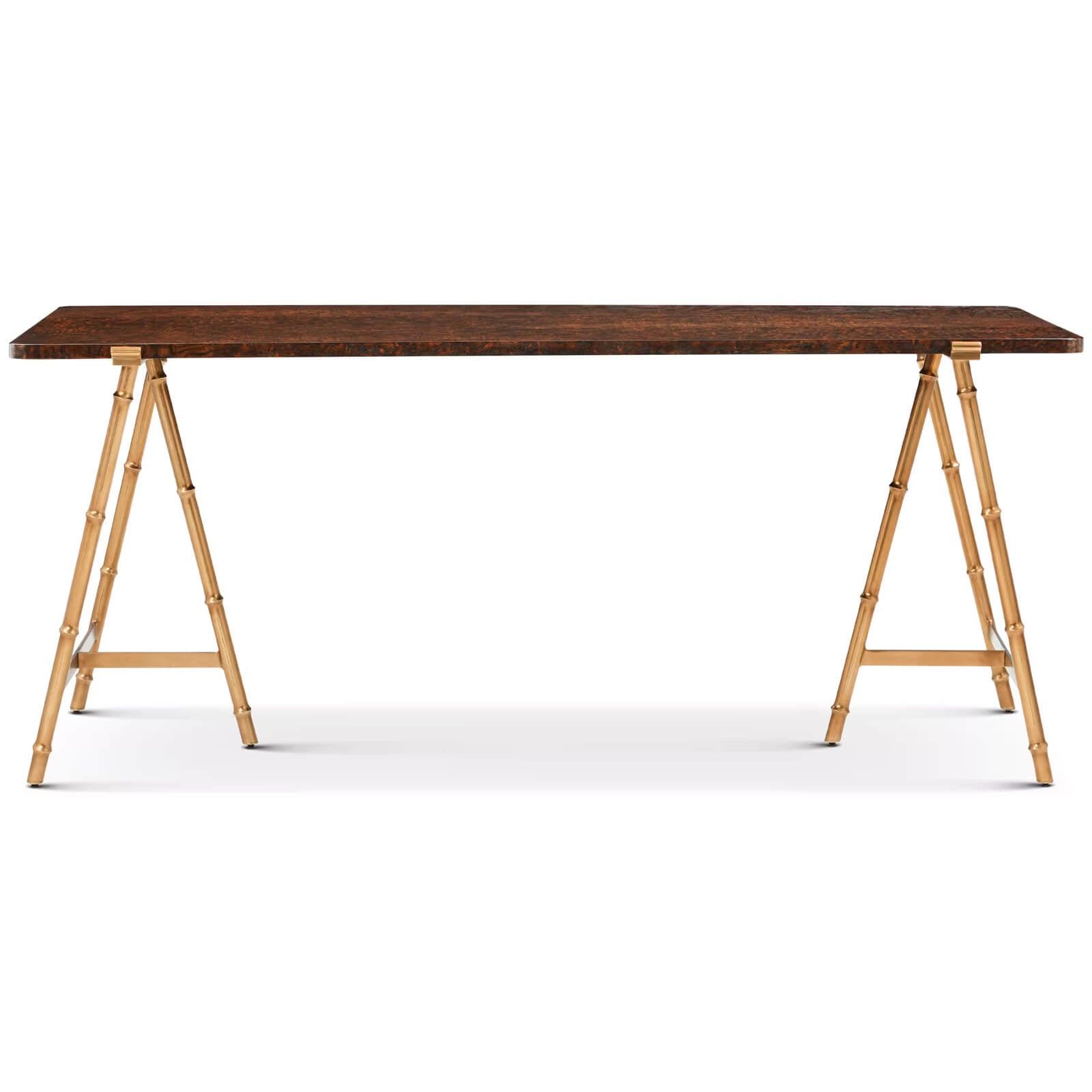Theodore Alexander Kesden Desk in Ash Burl