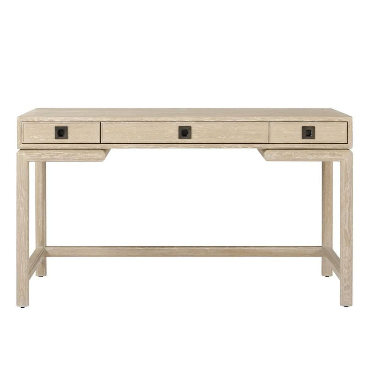Theodore Alexander Desk Montauk in Light   Nicholas John Interiors
