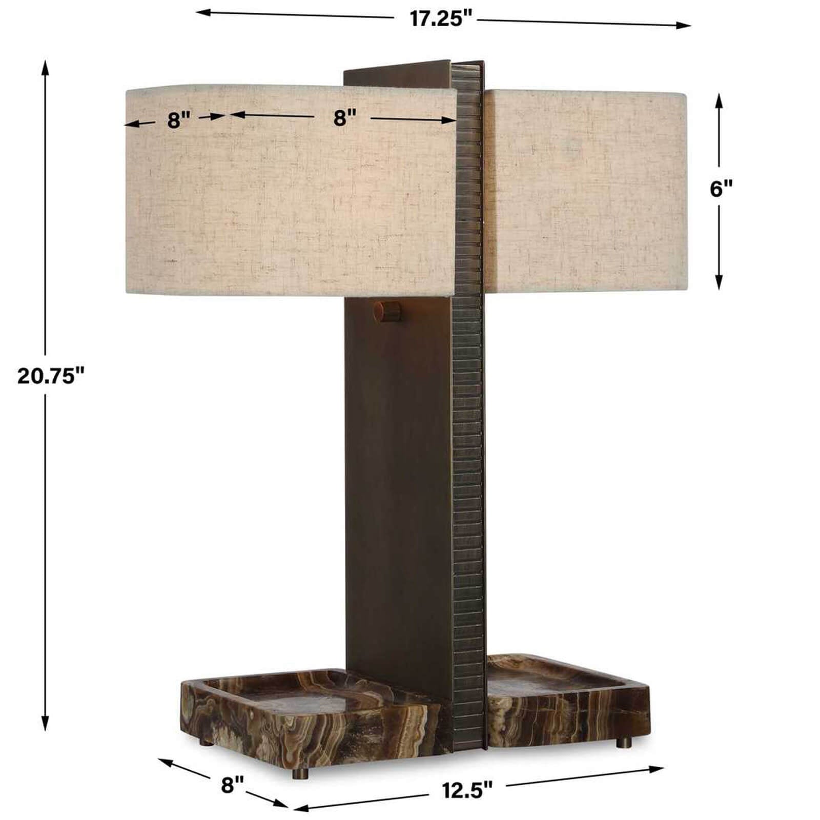 Uttermost Table For Two Table Lamp