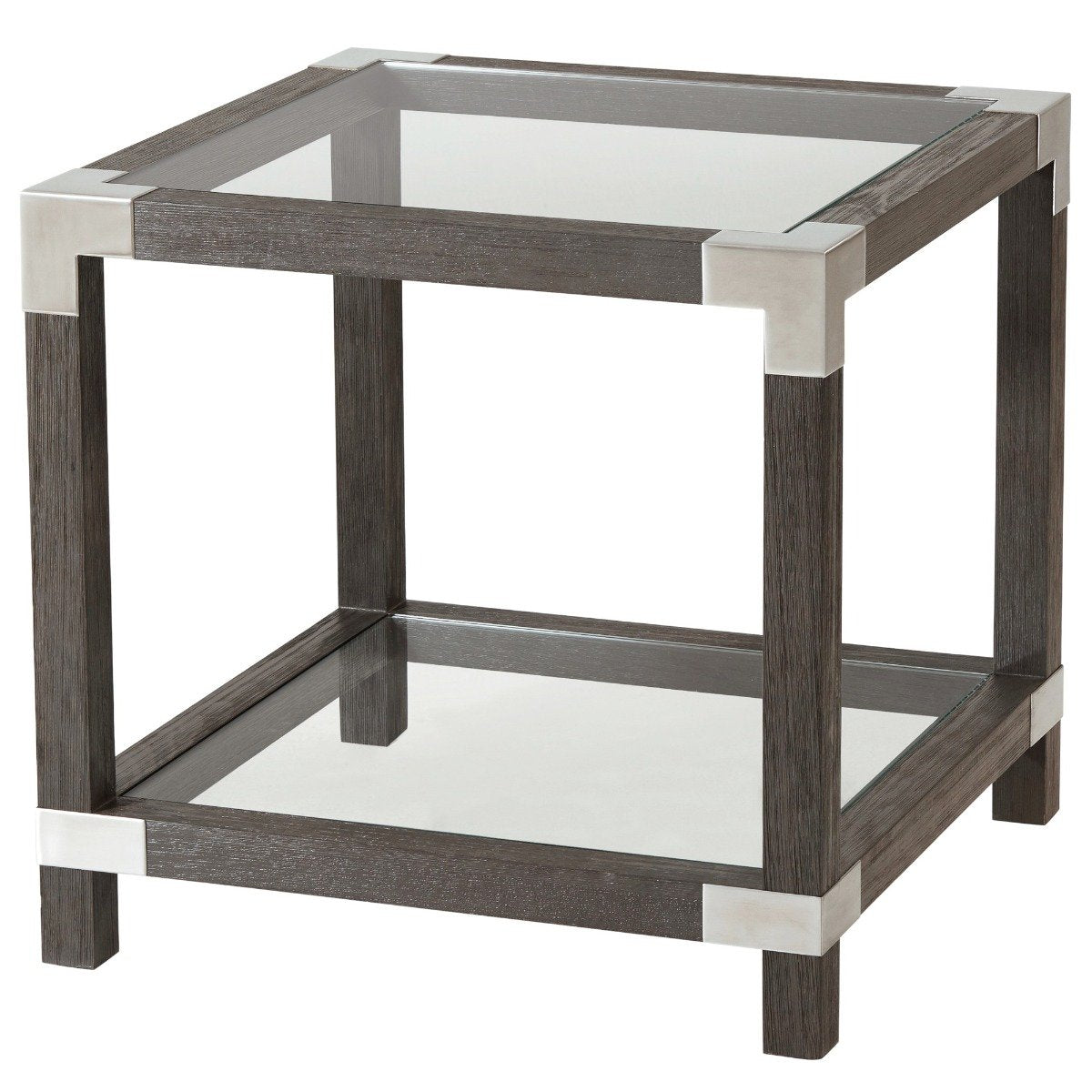 Theodore Alexander Rayan Square Side Table in Anise