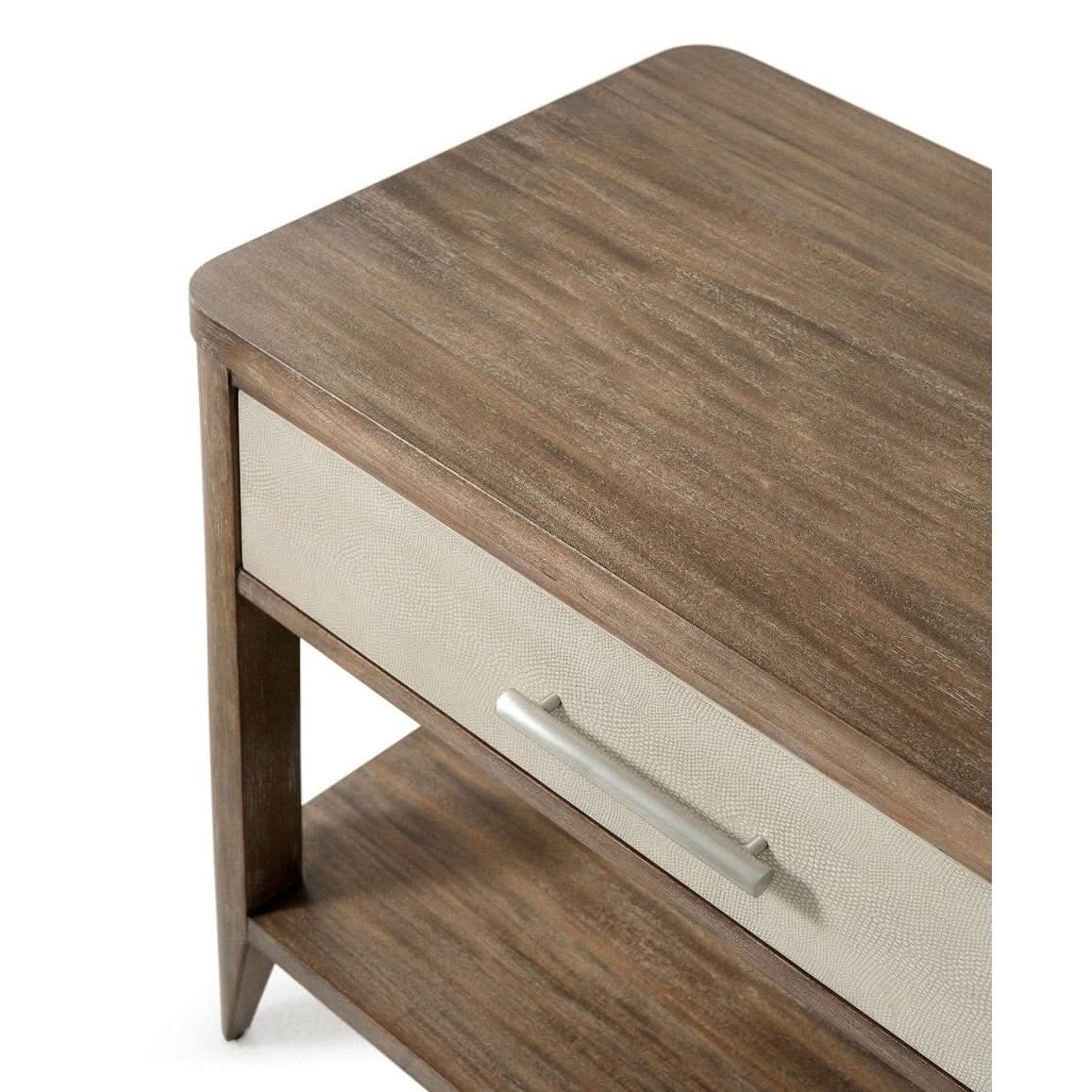 Theodore Alexander York Large Bedside Table in Mangrove   Nicholas John Interiors