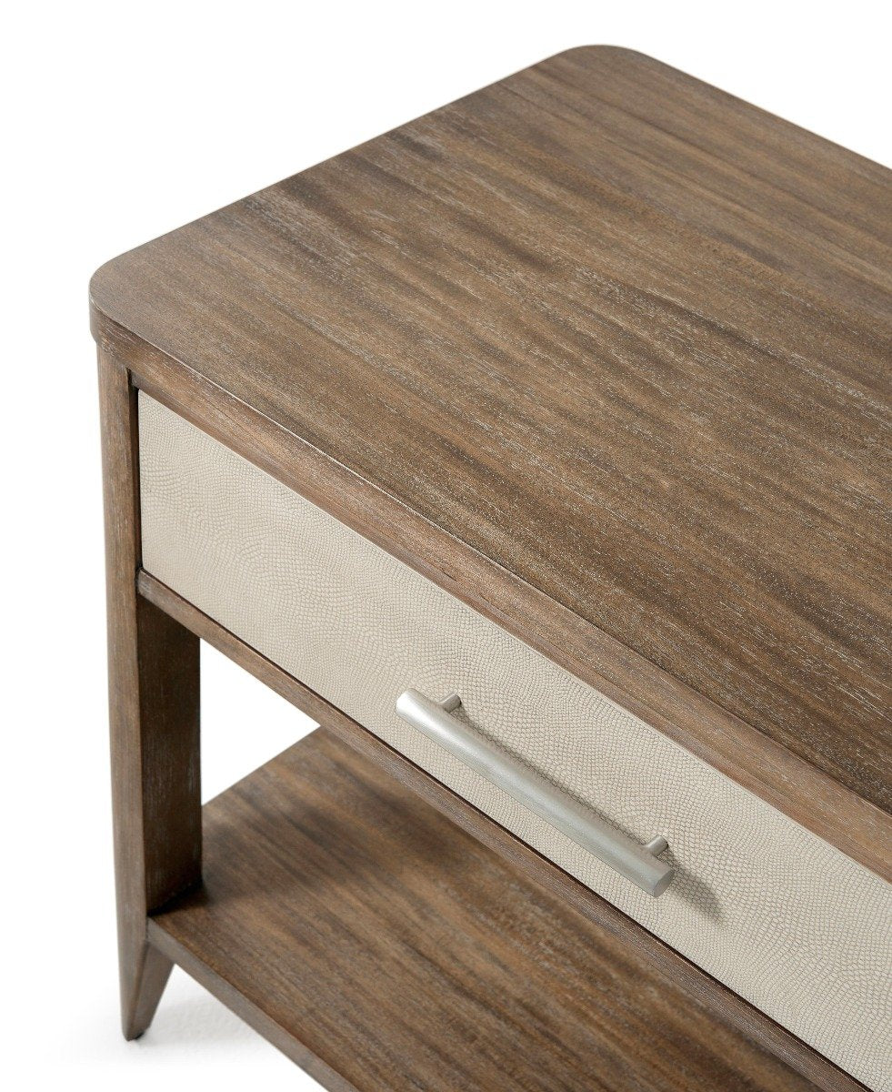 Theodore Alexander York Large Bedside Table in Mangrove