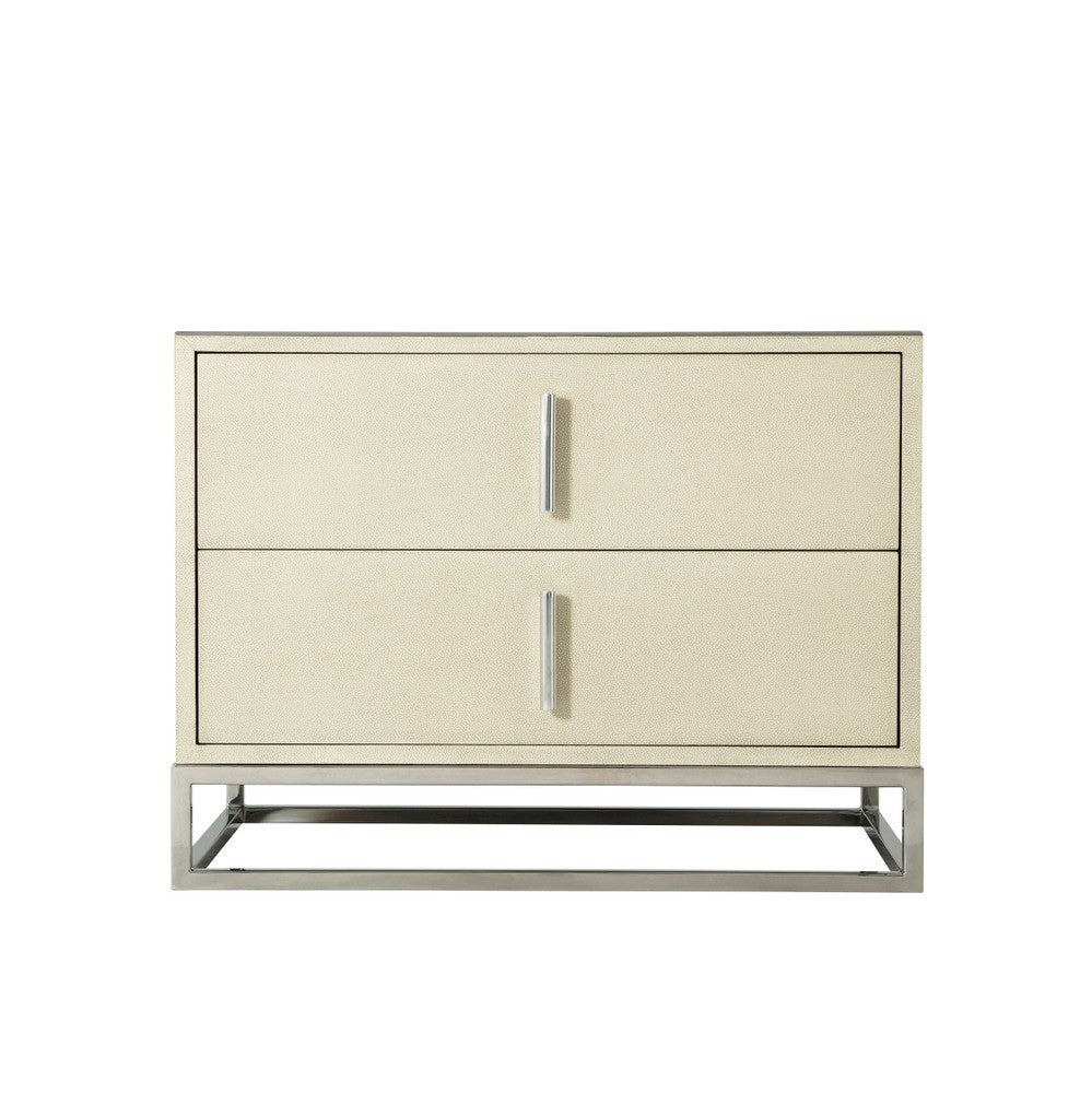 Theodore Alexander Blain Bedside Table in Overcast Shagreen