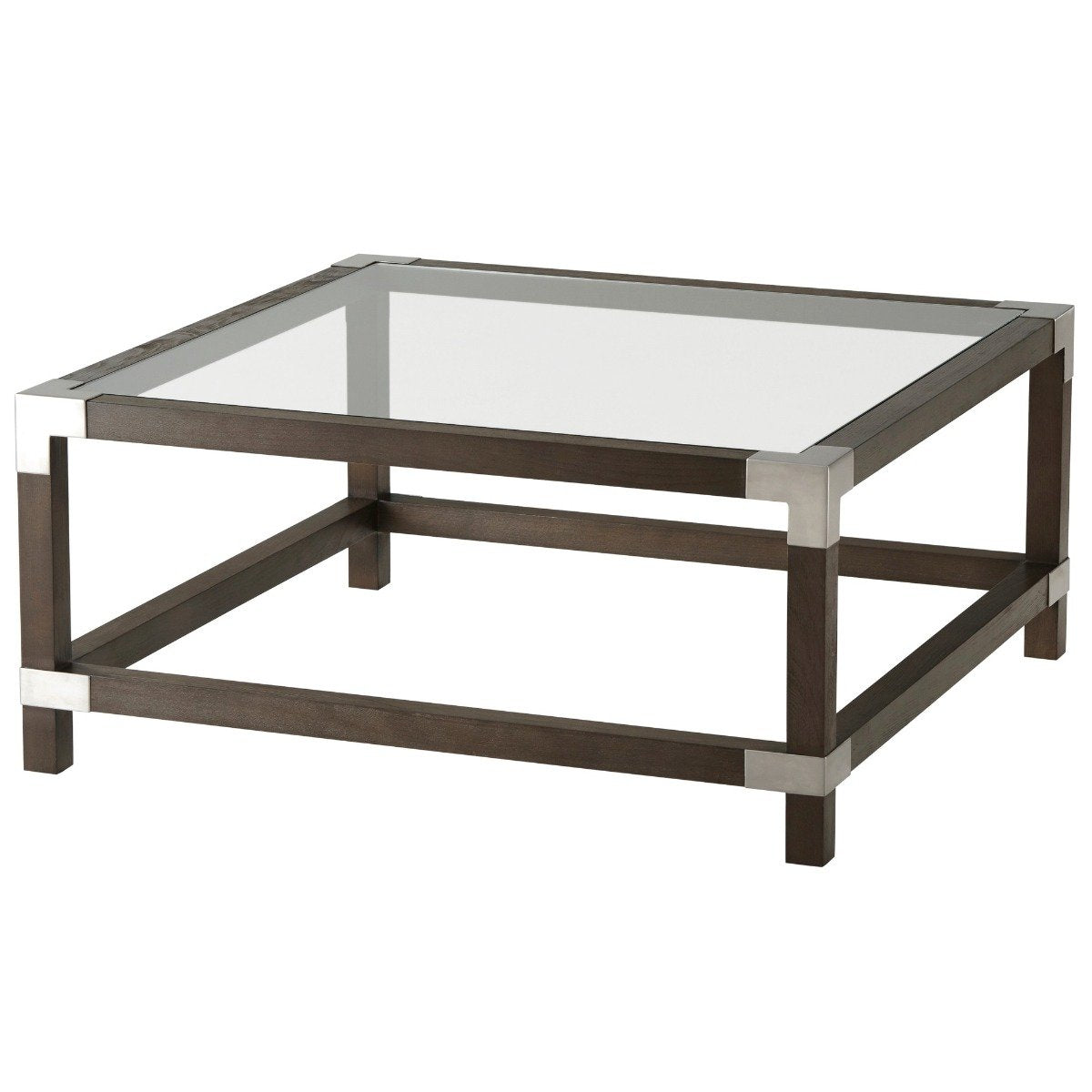 Theodore Alexander Large Square Coffee Table Morrison in Anise
