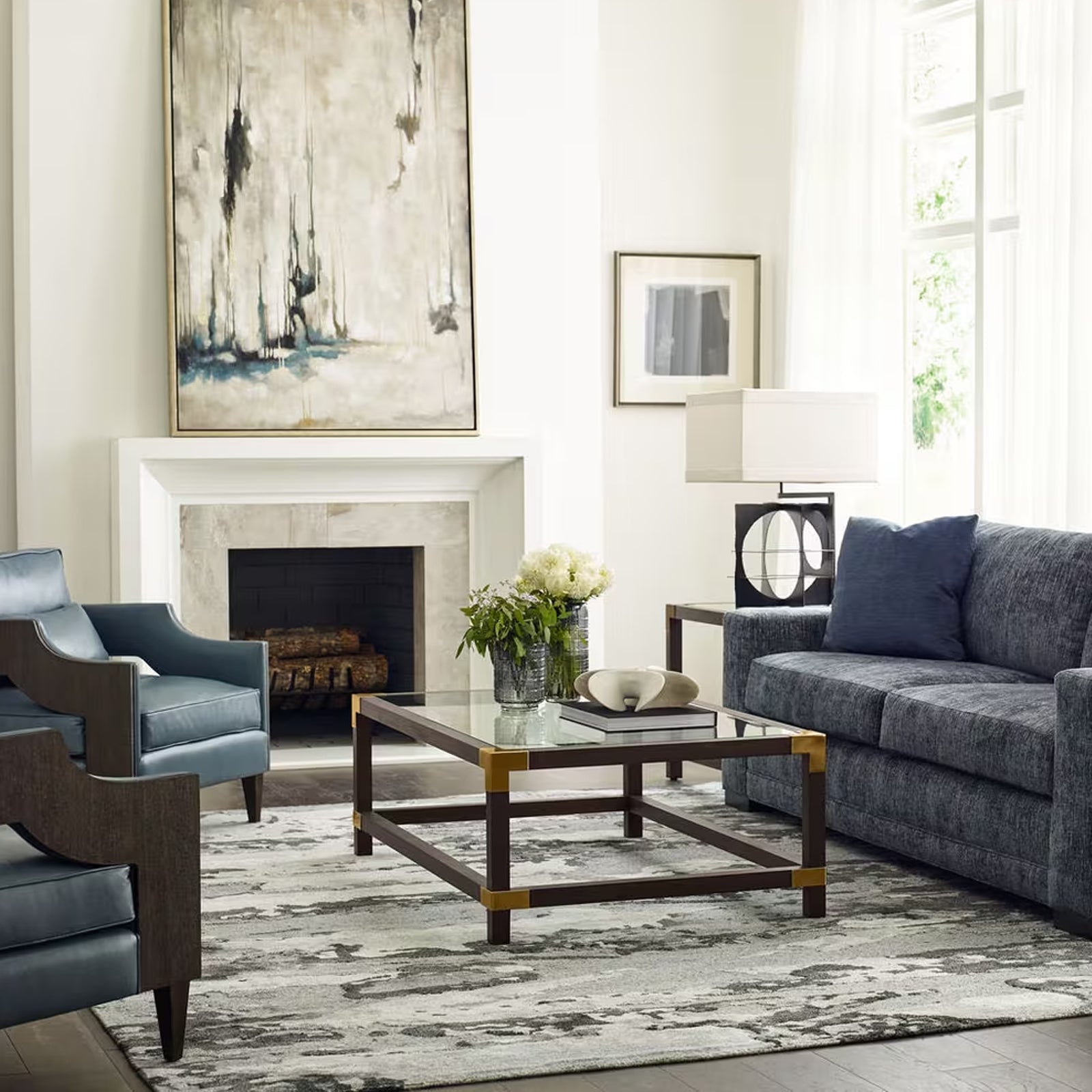 Theodore Alexander Boulevard Coffee Table in Cardamon