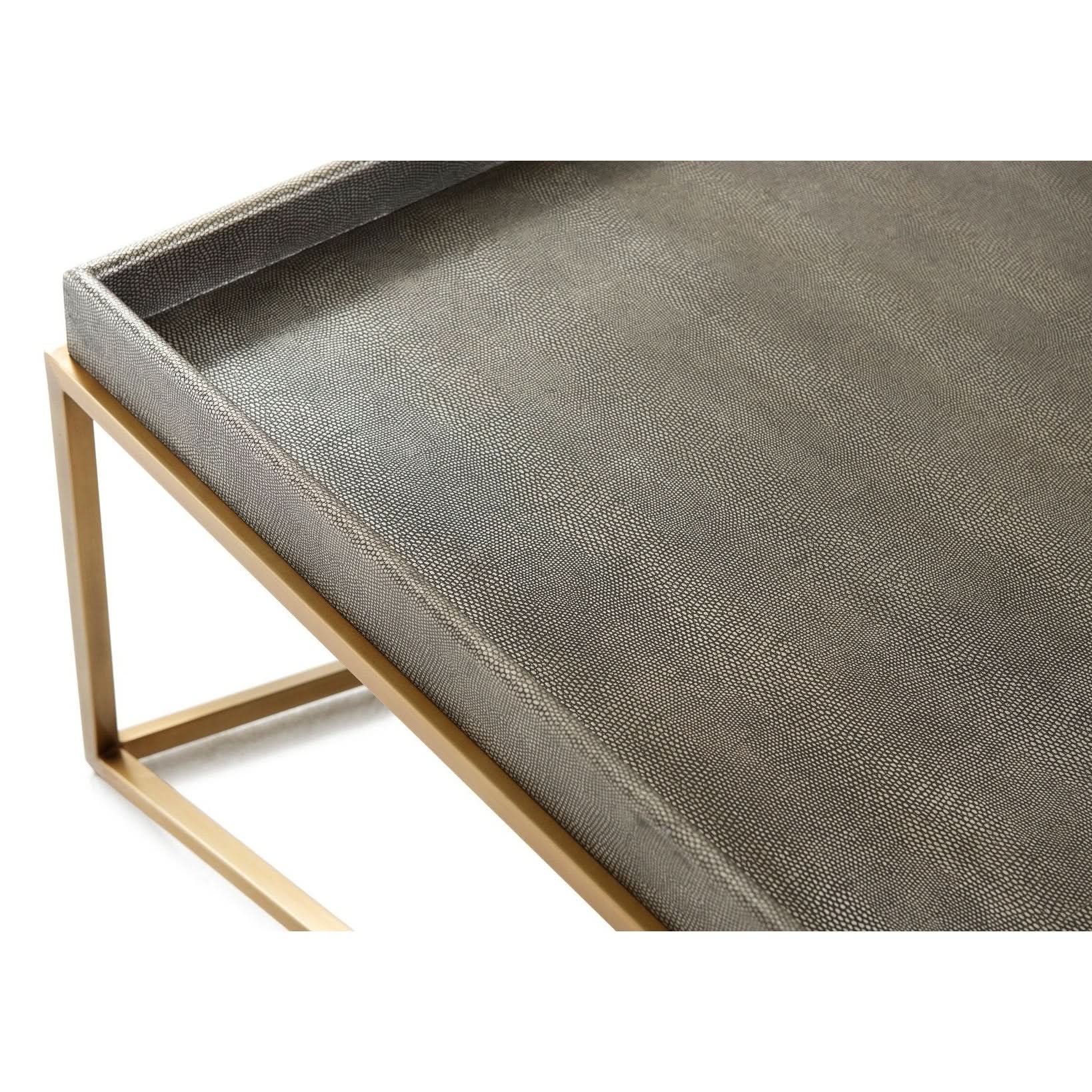 Theodore Alexander Tray Coffee Table Crazy X in Tempest   Nicholas John Interiors