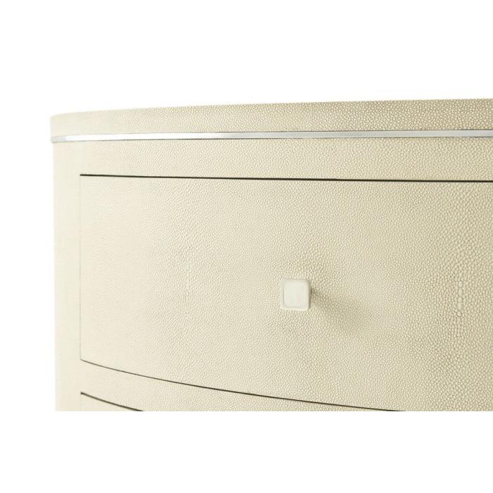 Theodore Alexander Eli Bedside Chest in Overcast Finish