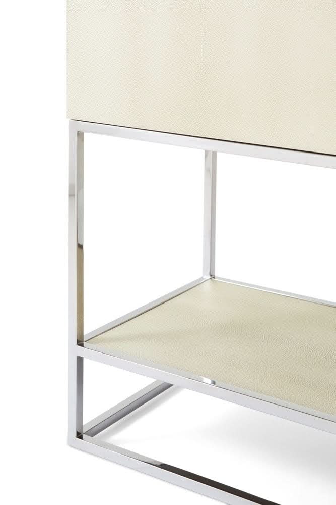 Theodore Alexander Cabinet Townsend Bar in Overcast   Nicholas John Interiors