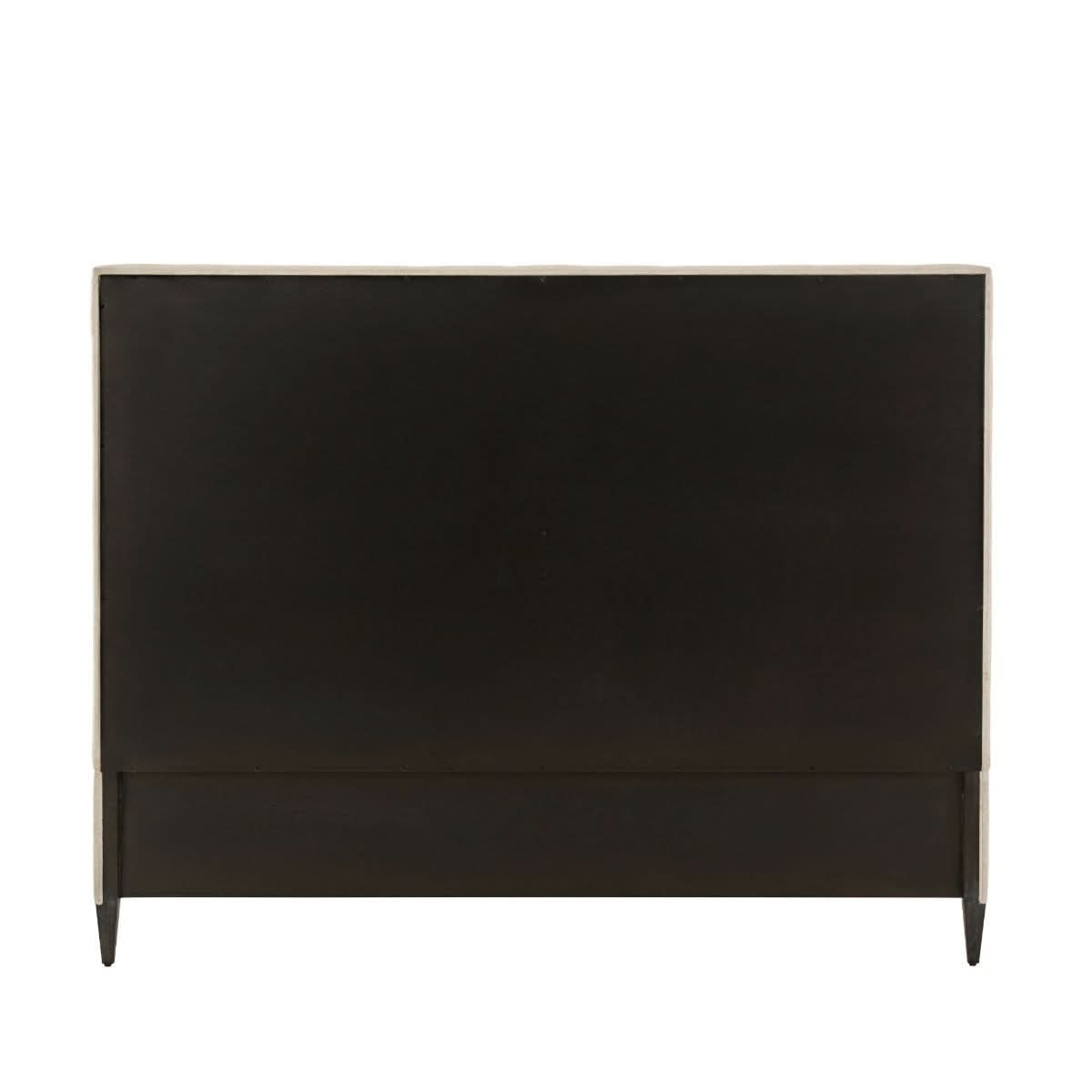 Theodore Alexander Hampton Super King Bed Frame in Kendal Linen   Nicholas John Interiors