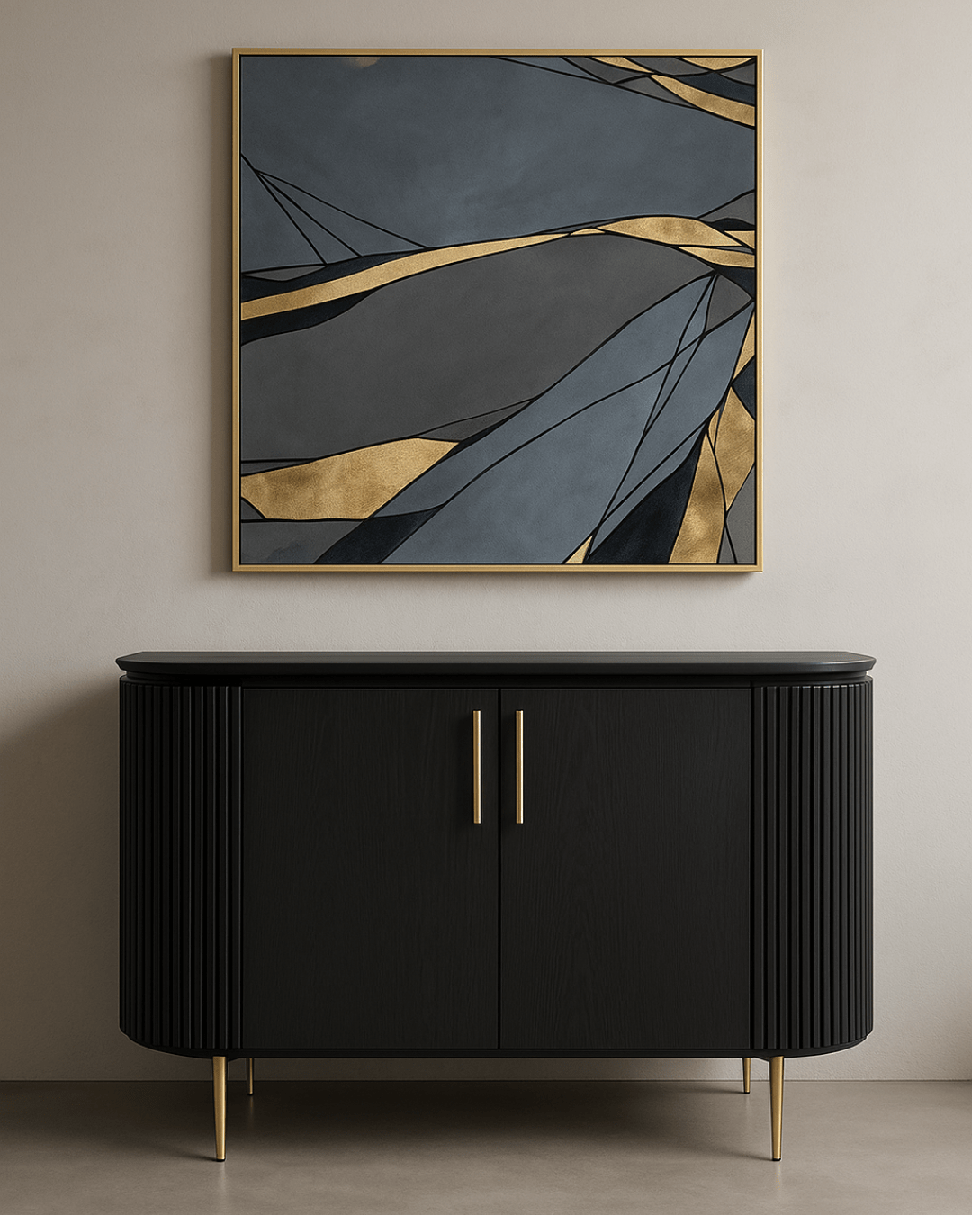 Tommy Franks Gold Spectrum Wall Art   Nicholas John Interiors