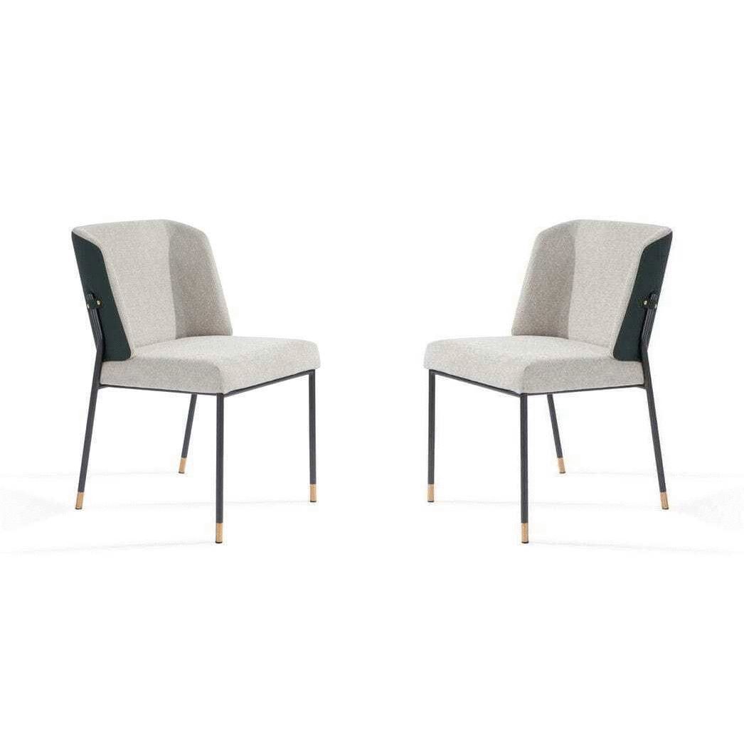 Tommy Franks Victor Dining Chair in Enzimi Cream - Set of 2   Nicholas John Interiors