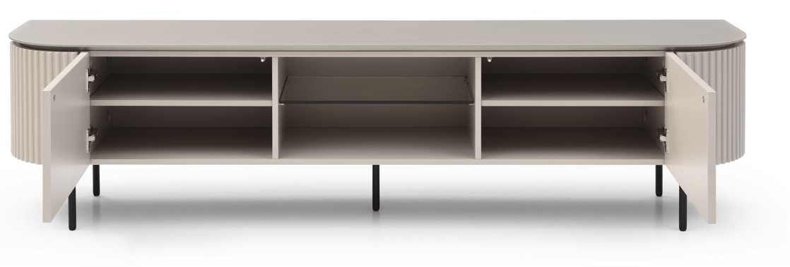 Tommy Franks Lantine TV Unit - Beige   Nicholas John Interiors