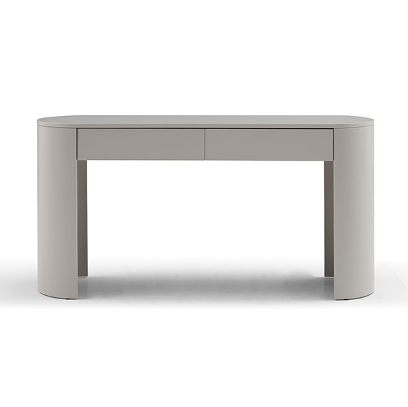 Oakura Console - Matte Beige   Nicholas John Interiors