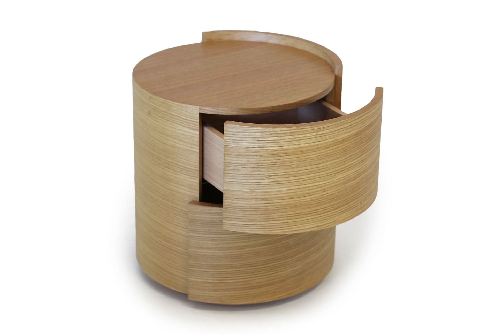 Tommy Franks Dexter Bedside Table - Ash Oak - Pair   Nicholas John Interiors