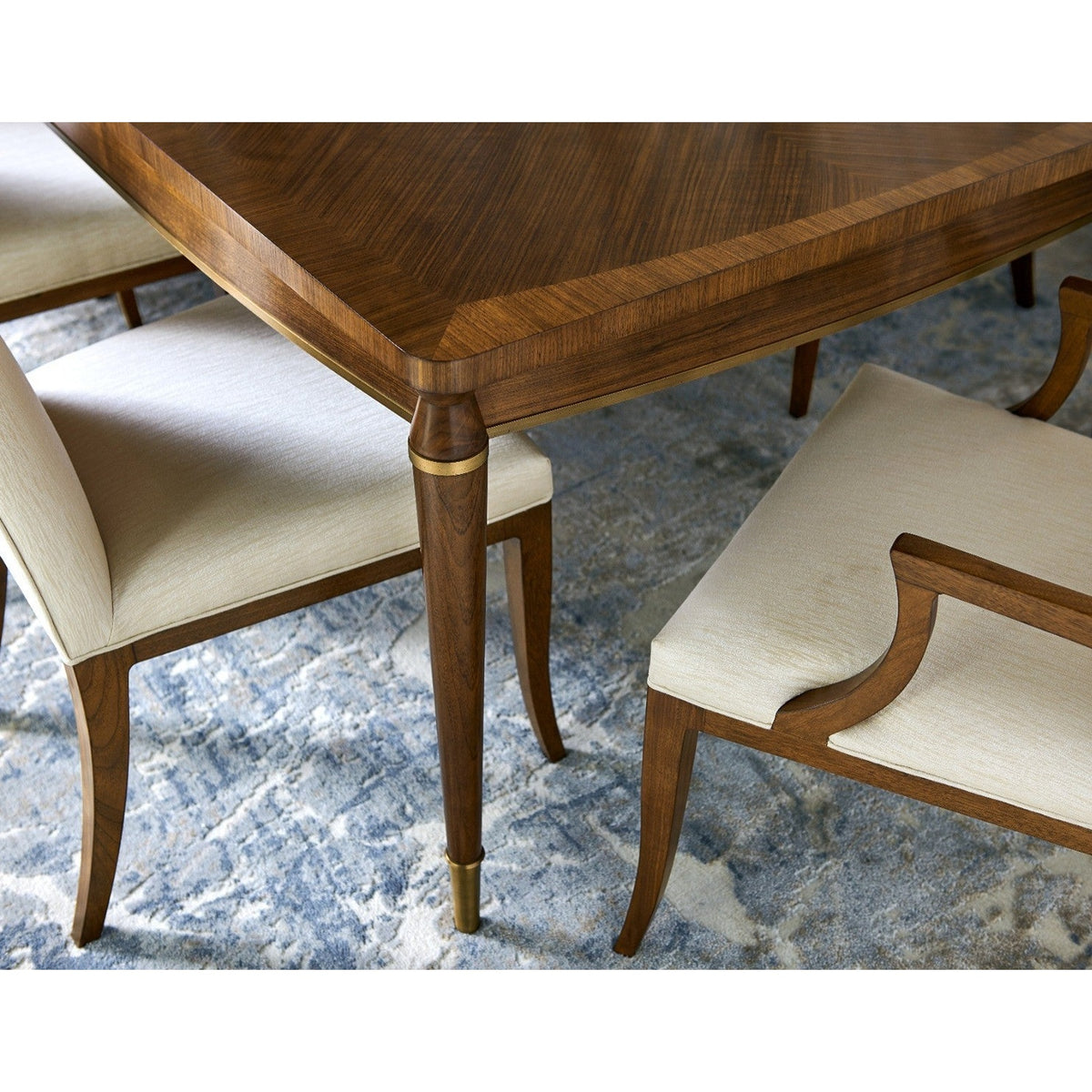 Jonathan Charles Toulouse Walnut Extending Dining Table 182-305cm