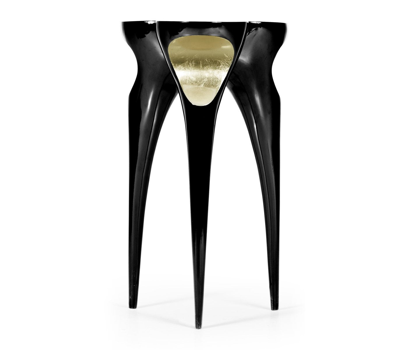 Jonathan Charles Accent Table Trefoil Cut Out - Smoky Black