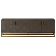 Theodore Alexander Console Fisher Media in Tempest - Large