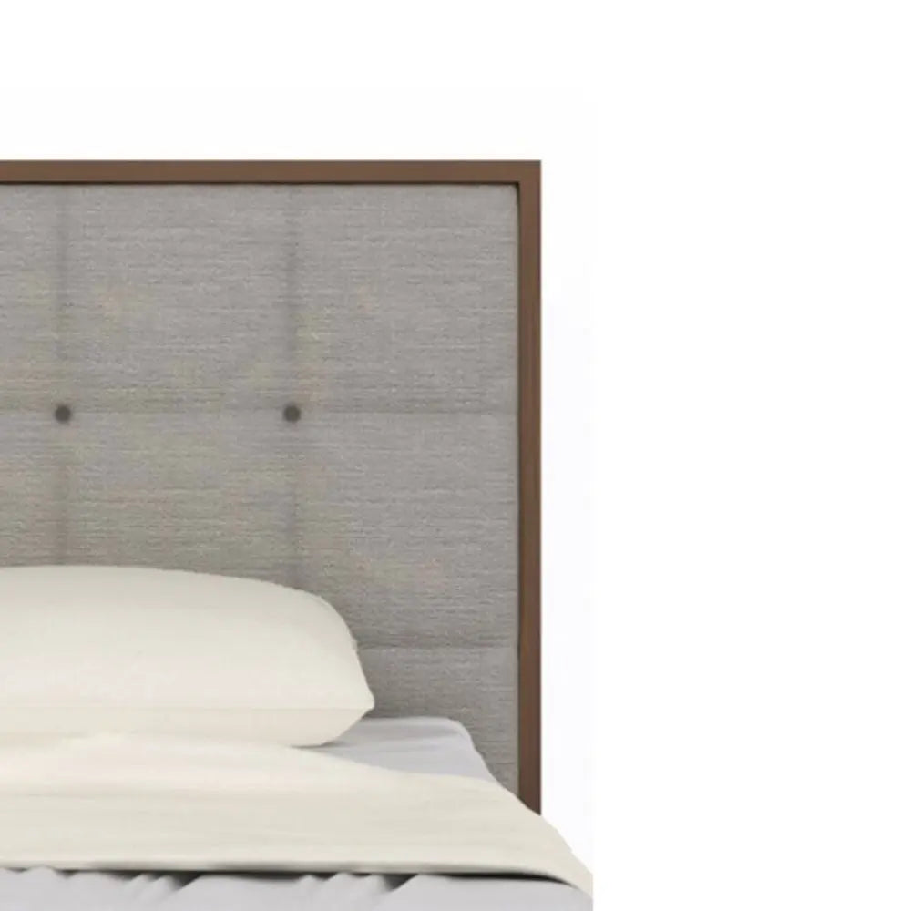 Twenty10 Design Calla Single Bed in Walnut/Stone Nicholas John Interiors
