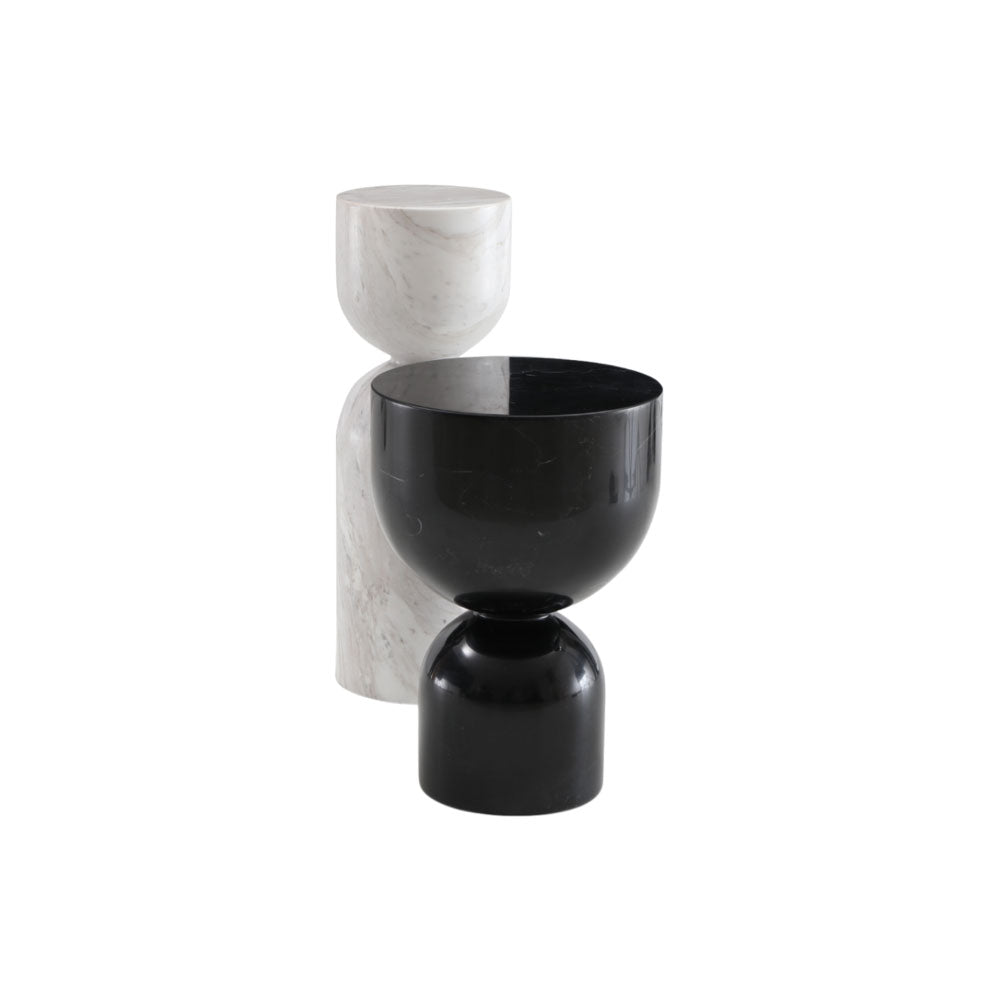 Twenty10 Design Pepper Lamp Table - Black Marble