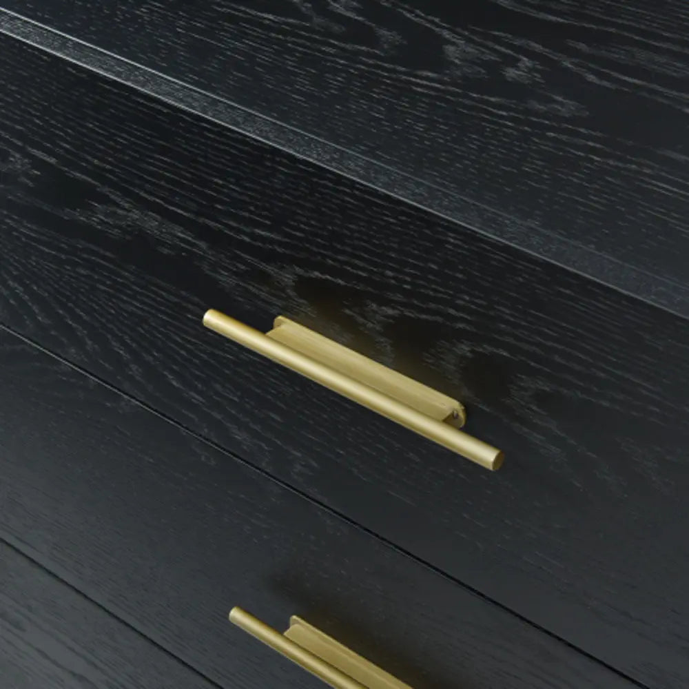 Twenty10 Design Tulip Black Oak Drawer Chest Chest of Drawers