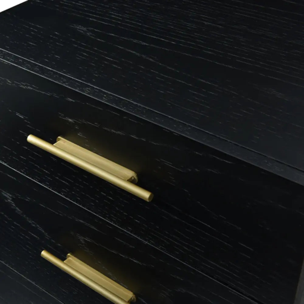 Twenty10 Design Tulip Black Oak Tall Chest Chest of Drawers