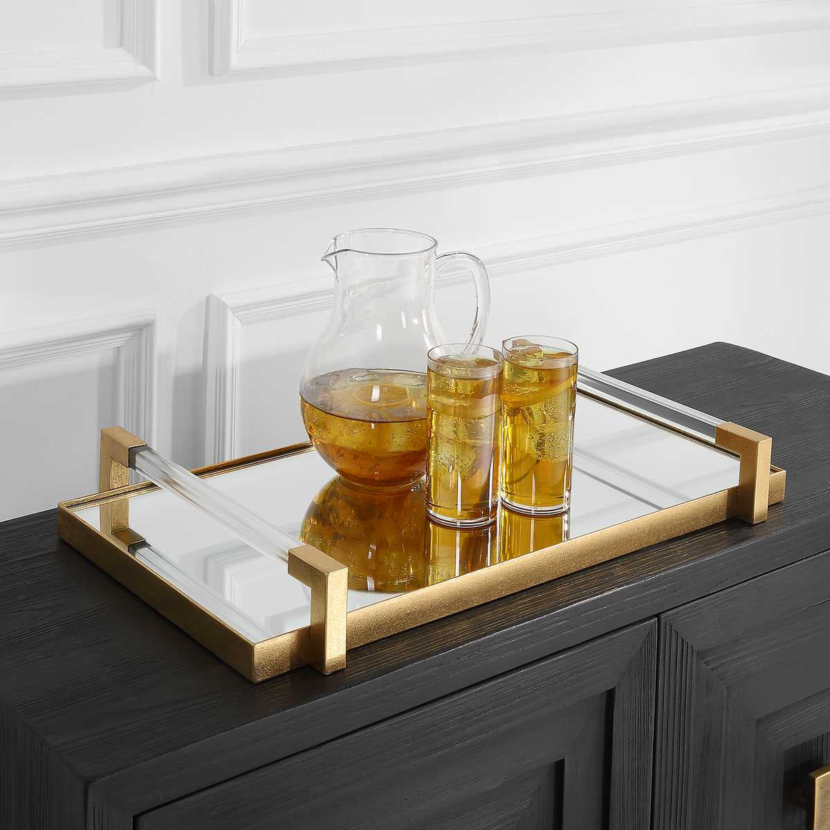 Uttermost Deki Tray - Gold