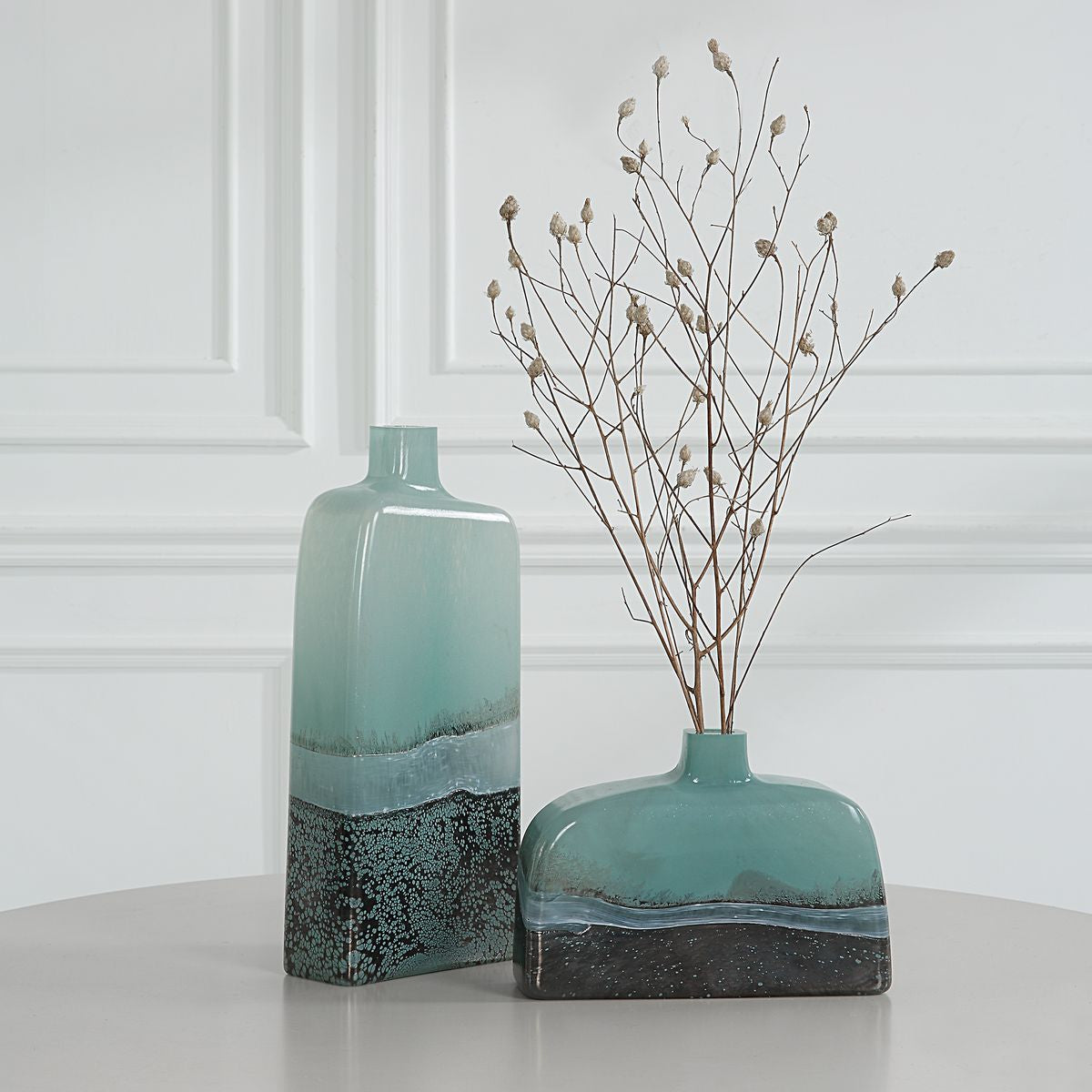 Uttermost Fuze Vases Set of 2