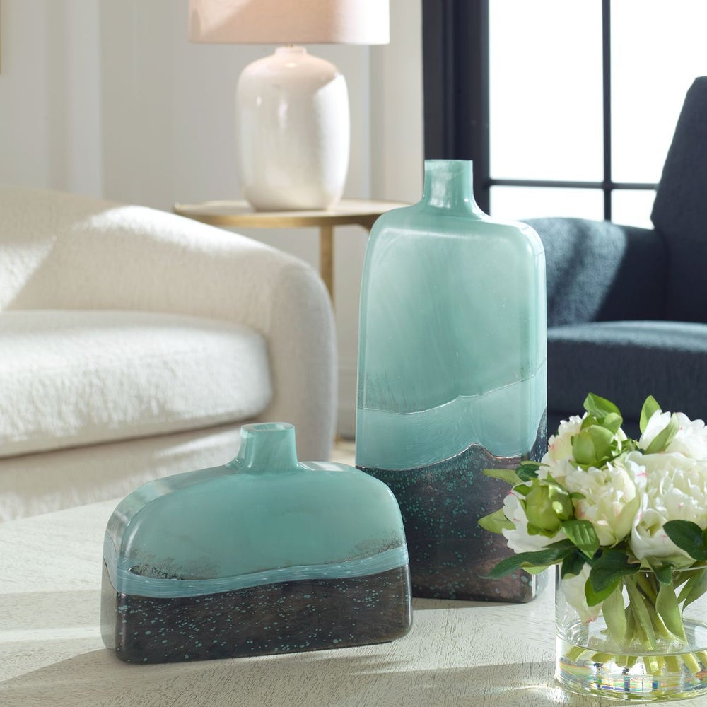 Uttermost Fuze Vases Set of 2