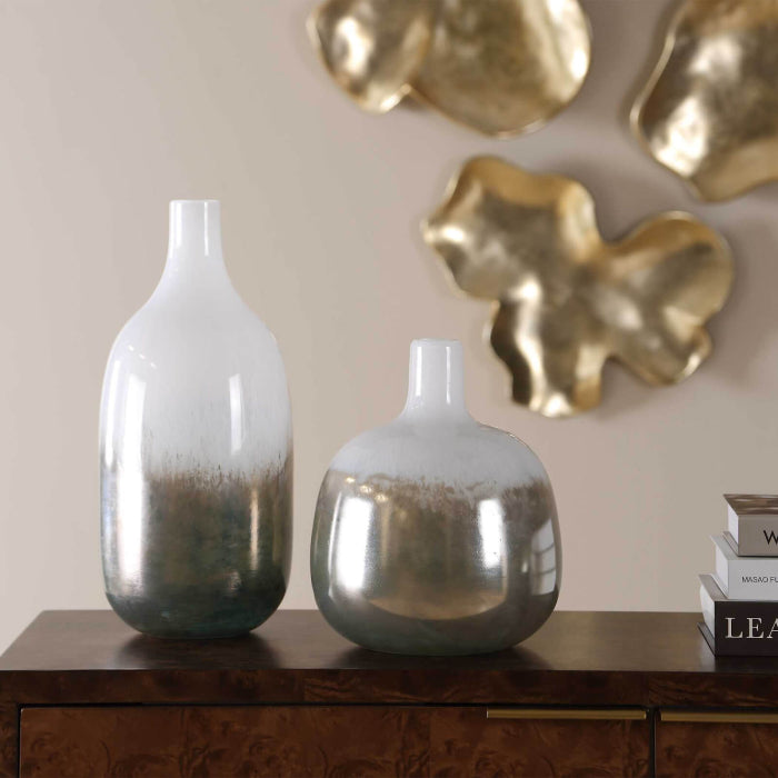 Uttermost Cardoni Smoke Vases - Set of 2