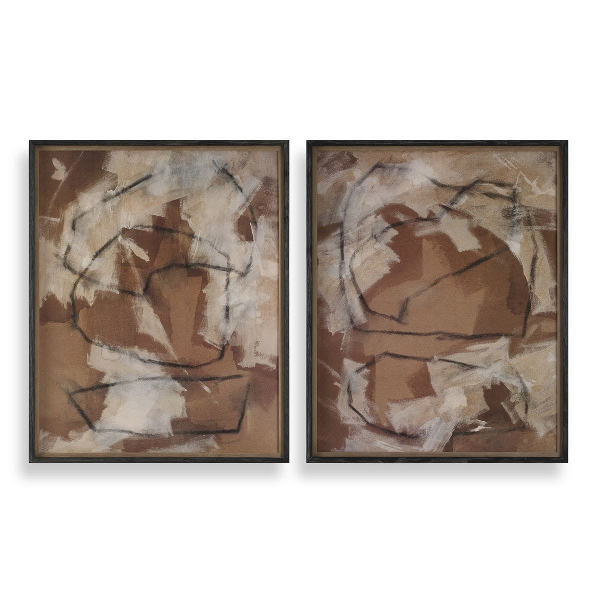 Rush & Dash Framed Prints, Set of 2