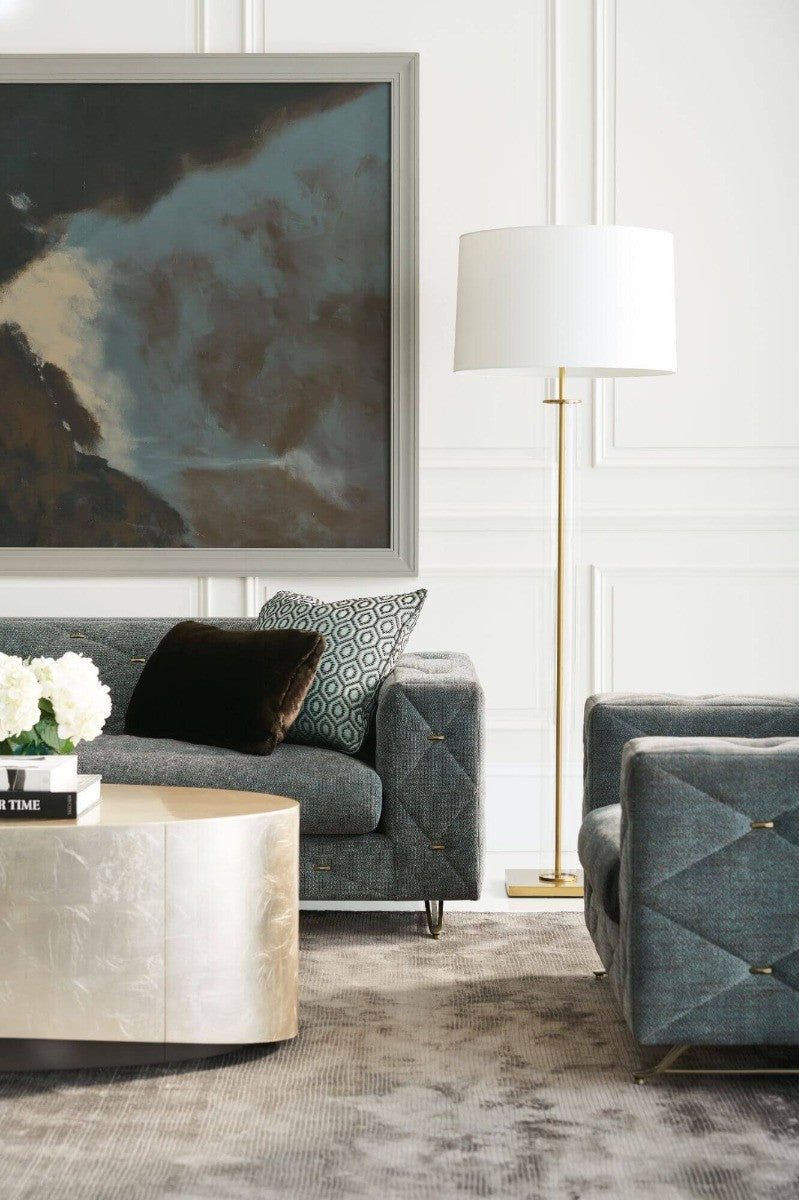Caracole Come Oval Here Coffee Table