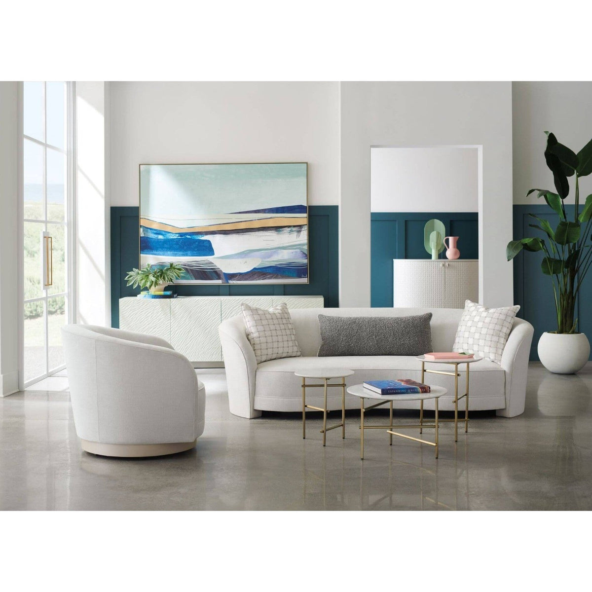 Caracole Concentric Accent Table